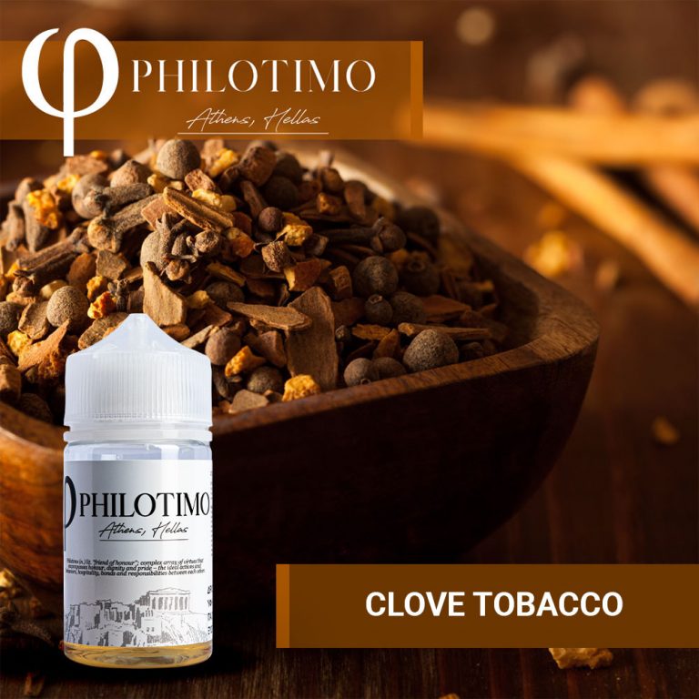 Clove Tobacco 30/60ml Shake & Vape Liquid Philotimo Liquids